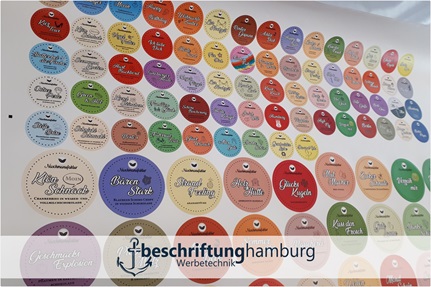Aufkleber, Sticker und Etiketten bedrucken in Winsen Luhe