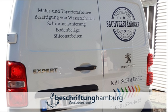 Folienschriften für Autobeschriftung und Firmenschilder in Harburg