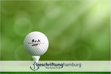Golfvereine Golfball bedrucken mit Logo und Namen