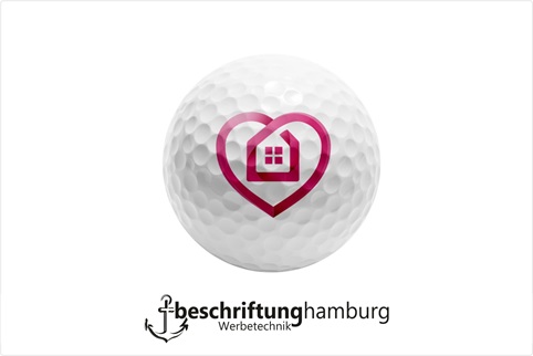 Bedruckte Golfbälle mit Logo für Golfer als Werbegeschenke