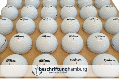 Golfbälle mit Logo bedrucken aus Hamburg, Seevetal Winsen Luhge