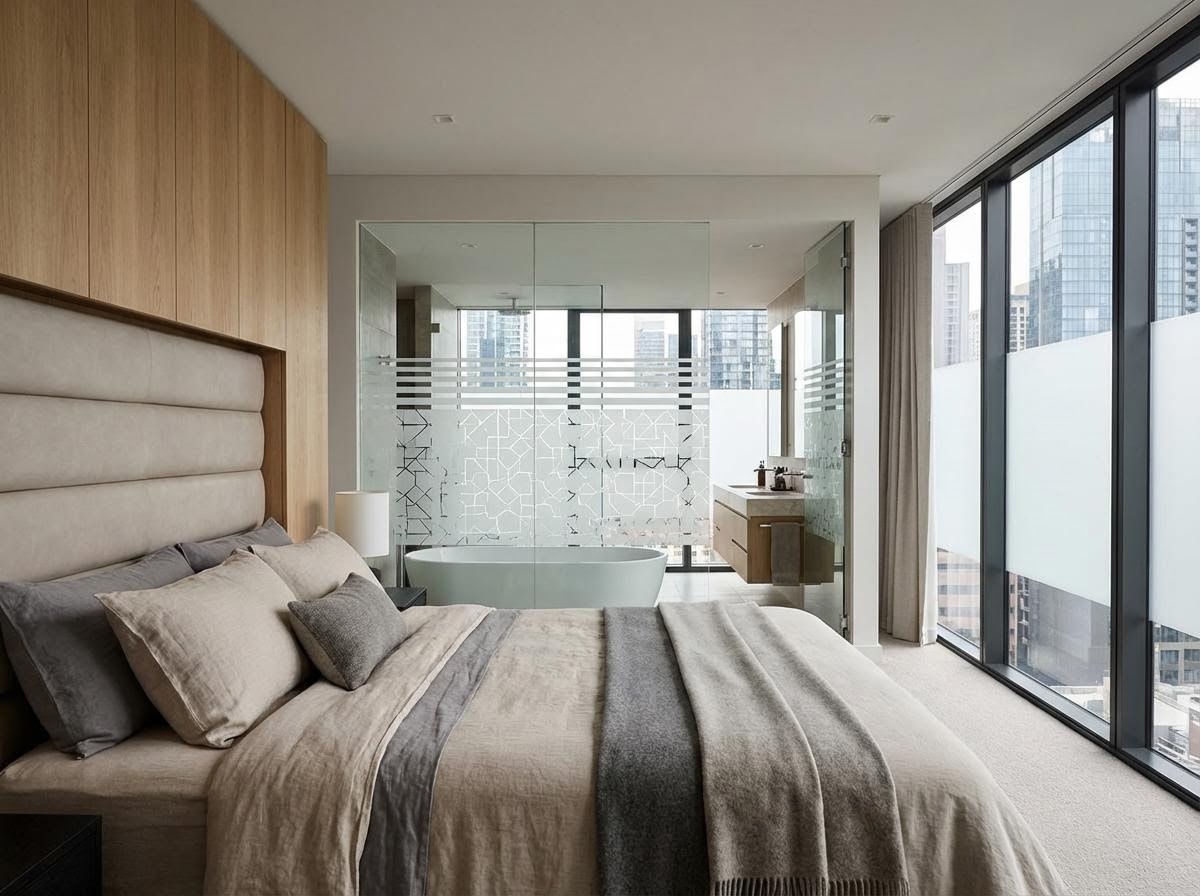 Hotelzimmer Sichtschutfolie in Hamburg