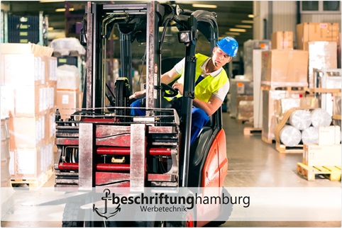 Logistikschilder für Fuhrunternehmer in Hamburg