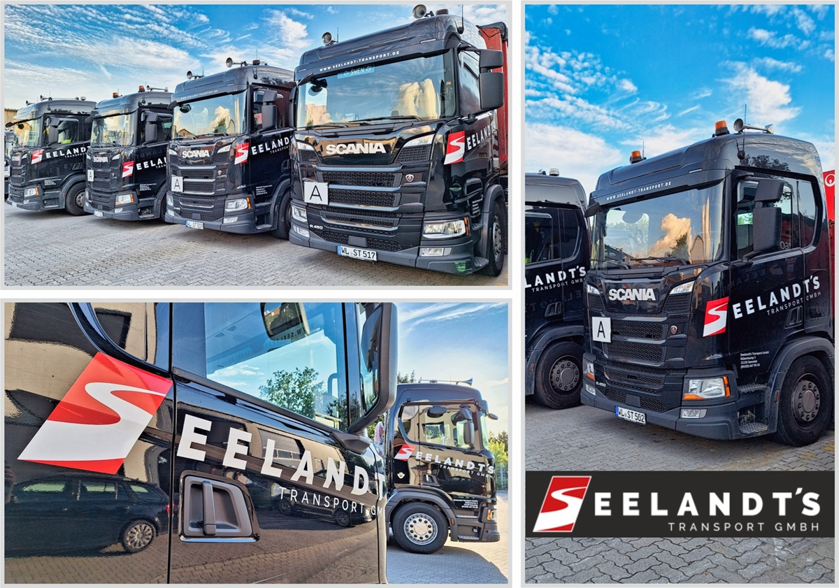 LKW-Beschriftung Seeleandt Transporte Seevetal