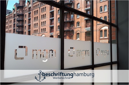 Sichtschutzfolien für Büro als Fensterabklebung in Hamburg