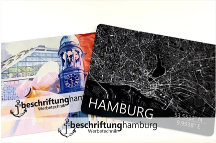 Bedruckte Mousepads Made in Hamburg - Sublimation
