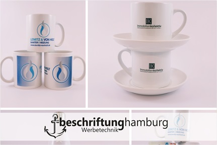 Tassendruck aus Hamburg - Becher mit Ihrem Logo bedrucken